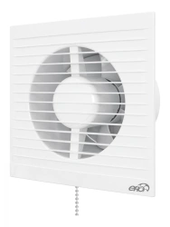 Axial Fan E 100 C-02 with Backdraft Damper and D 100 Switch