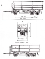 Tri-Axle Dump Trailer 8595-42A with CEYLAN AS-1210-225-ST-OV Axles - 12 Ton Capacity
