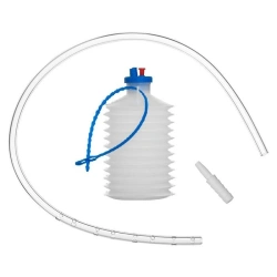 Single-Use Sterile Wound Drainage Device with Balloon, Corrugated