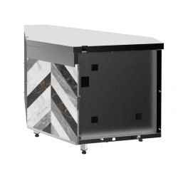 Corner Neutral Counter 90 Internal RCU20A90 City by Refettorio
