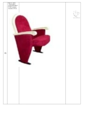 Theater-Lux Armchair, 540*770*960 mm, 120 mm Seat Cushion