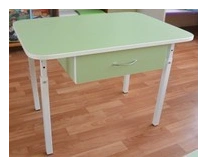 Adjustable Desk with Drawer, Art. S.03.25