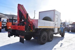 Special Purpose Vehicle with Crane Manipulator, Ural 43206-1151-61, 43206-1151-71, GIRD Type 584
