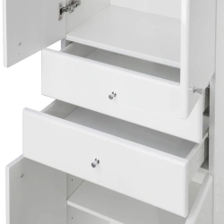 Aquaton Simple Two-Door Column Cabinet White 1A122303SL0101.A122.3.03S.L01.0