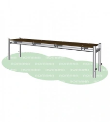 Outdoor Plywood Bench for Play Areas - Romana 302.05.00-02