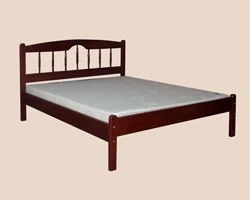 Double Bed Made of Pine Wood Art. KR. 07