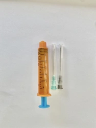 Disposable Sterile Injection Syringes 3-Part, Luer Lock with UV Protection, Type 5A