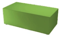 Rectangular Ottoman with Moisture-Resistant Upholstery MGS2.010