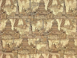 Jacquard Upholstery Fabric with Trademark "UUU" - Art. 300190