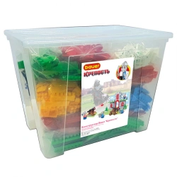 Classic Bauer Fortress Building Set with Container 70L, 8 Instructions, Thematic Stickers