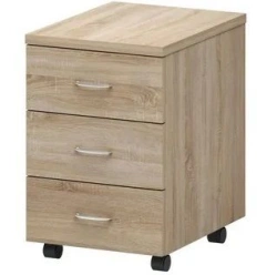 Mobile Drawer Cabinet with Roll-Out Drawers