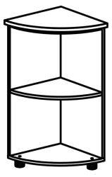 Corner Wardrobe 4408 Rhythm Series