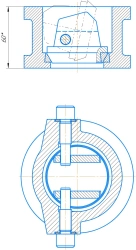 Non-Shock Reverse Valve DN 50 - Model 19ч01бр