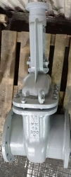 Steel Wedge Gate Valve with Rising Stem for PN 1.6 MPa DN 300