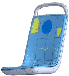 Passenger Seat Assembly for Urban Transport - SPG-11-5299.200-21