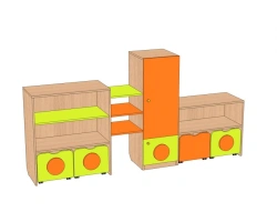 Children's Toy Storage Wall "Truck" Model SI-Gruz