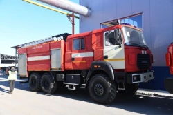 Fire Tanker Vehicle AC-7, Type 5883, Modification 58814G on Ural-4320 Chassis