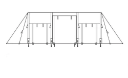 Multi-Person Tent with Waterproof Coating - Seliger 4-01 SP