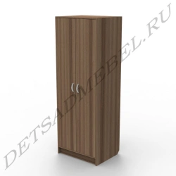 Closed Combined Wardrobe M1.21 with Shelves and Hanging Rod