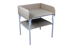 Changing Table with Metal Frame and 2 Shelves