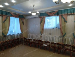 Decorative Satin Curtain with Solid Weave