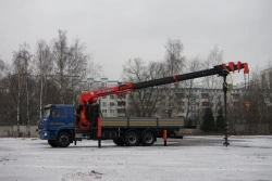 Multi-functional Truck with Hydraulic Crane KMA on KAMAZ 65117 Base 64K32N-UC
