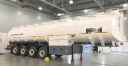 Aluminum Tank Semi-Trailer for Transporting Oil Products Model 9639M