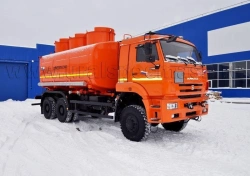 Fuel Dispensing Truck for Light Oil Products - UZST Model 6619-69 on KAMAZ Chassis 65225-53/65225-54