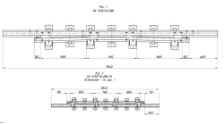 Cross Rail with Counter Rail Type R65 Mark 1/9 (Project BK53107.04.000/-01)