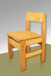 Wooden Children's Chair for Growth Groups 00, 0, 1, 2, 3