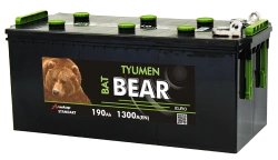 Lead-Acid Starter Battery for Internal Combustion Engines 12V 190Ah Tyumen BatBEAR