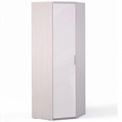 Rimini Ice F9D-01.CG/23P Corner Wardrobe with Glossy White Facade
