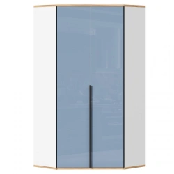 Urban LD.528060.000 Corner Cabinet 45 (White/Capri Blue)