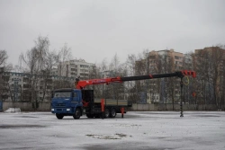 Multi-functional Special Vehicle with Hydraulic Crane KMA based on KAMAZ 65117 64K31N-UH