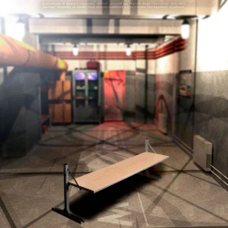 Metal Single-Decker Bed NCS-948-4/1 (NCS-4.111) / NR111 for Civil Defense