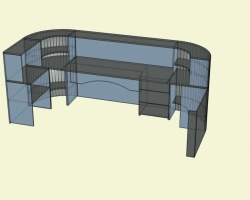 Reception Desk by Edelwood - Customizable Design