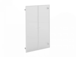 Medium Glass Doors in Aluminum Frame, Art. 9520A