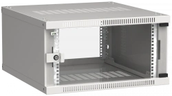 LINEA WE 6U Wall-Mounted Cabinet with Glass Door, 600x650mm, Grey, LWE3-06U67-GF ITK