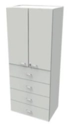 Laboratory Cabinet with Drawers ATT-1097