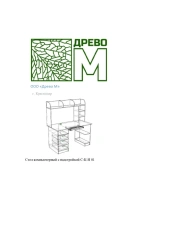 Computer Desk with Overhead Storage for Efficient Workspace S-K-N 01