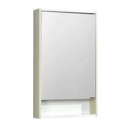 Stylish Mirrored Cabinet Aquaton Riko 50 White, Ash