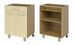Floor Table with Drawer and Shelf with Two Doors Model: STY-2 by "Edelwood