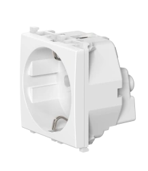 CADUCEUS ALING Experience Hidden Installation Socket with Grounding 16A, 250V~, 2M, White, Art. 74102.0