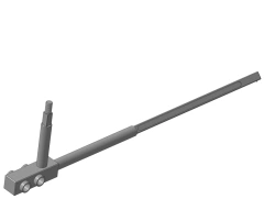 Intramedullary Osteosynthesis Rod for Tibia, Model 500.542