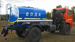 Technical Water and Brine Solution Tank Truck (ACV) UZST Model 6621-61 on KAMAZ 43502-D5 Chassis