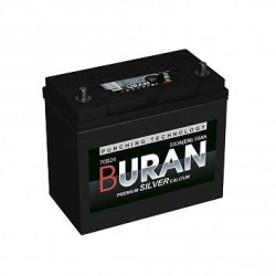 Lead-Acid Starter Battery for Internal Combustion Engines 12V BURAN 6ST-58VLA Asia 70B24R