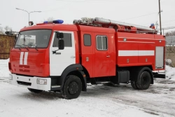 Fire Truck Tanker AC-(2.0-4.0)-40/4 on KAMAZ 4308 Chassis