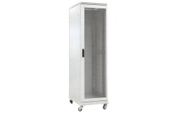Telecommunications Floor Cabinet 19", Model: ШТ-НП-П with Perforated Front Door