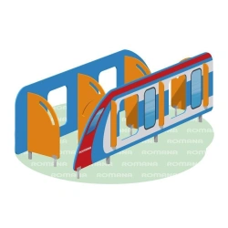 Romana Labyrinth Locomotive Playground Equipment 206.09.00