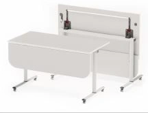 Two-Seater Folding Table with Drop-Leaf, SDsOS